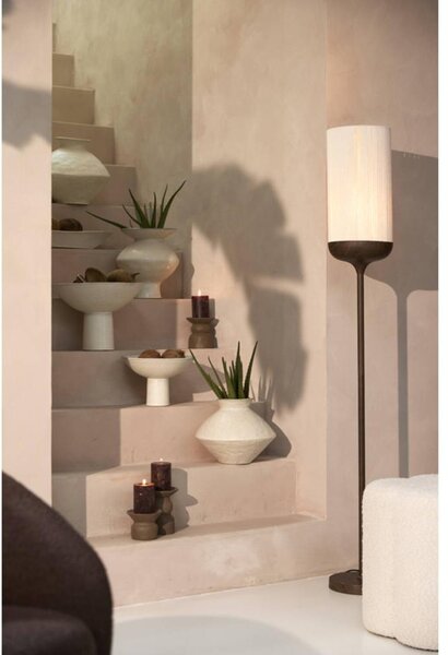 Light & Living Stojací lampa Dania s hnědým vzorem