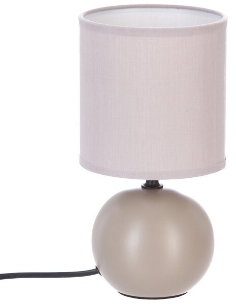Atmosphera - Stolní lampa TIMÉO 1xE14/60W/230V taupe/krémová