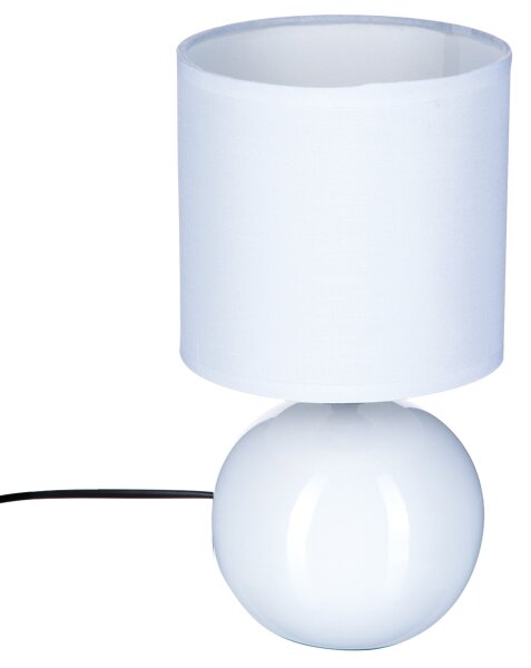Atmosphera - Stolní lampa TIMÉO 1xE14/60W/230V lesklá bílá