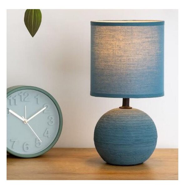 Atmosphera - Stolní lampa TIMÉO 1xE14/60W/230V modrá