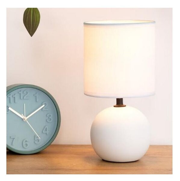 Atmosphera - Stolní lampa TIMÉO 1xE14/60W/230V matná bílá