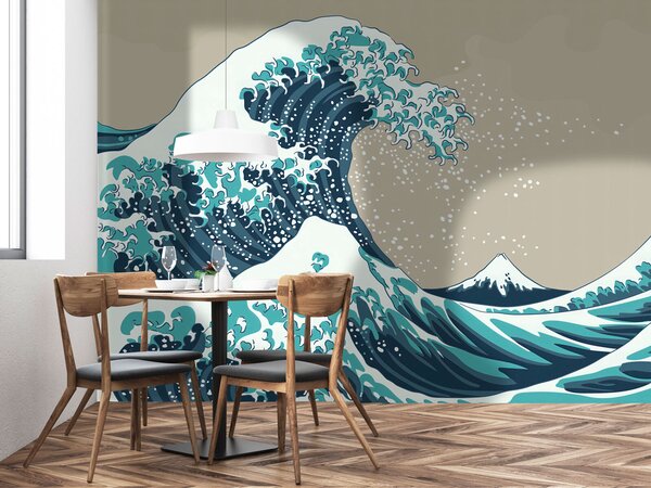 Fototapeta Velká vlna vody, Designové fototapety na zeď, Populární fototapety, u74617 - Tapeko.co.cz