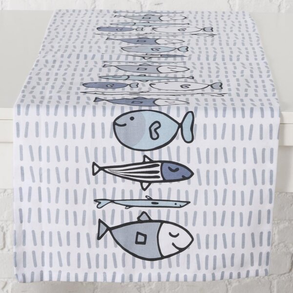 Boltze Home Collections Stolní běhoun Fish 140x40cm