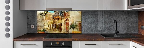 Panel do kuchyně Uličky v Řecku pksh-31434138