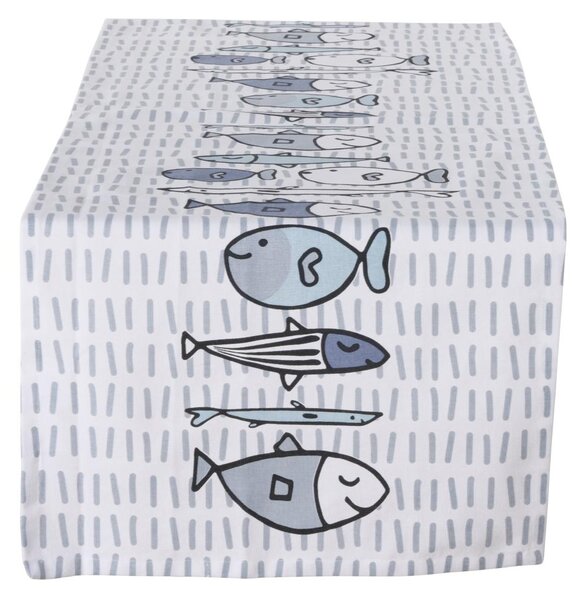 Boltze Home Collections Stolní běhoun Fish 140x40cm
