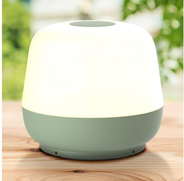 LED Stmívatelná stolní lampa SAMBA LED/1,2W/5V USB 1200 mAh IP44 zelená