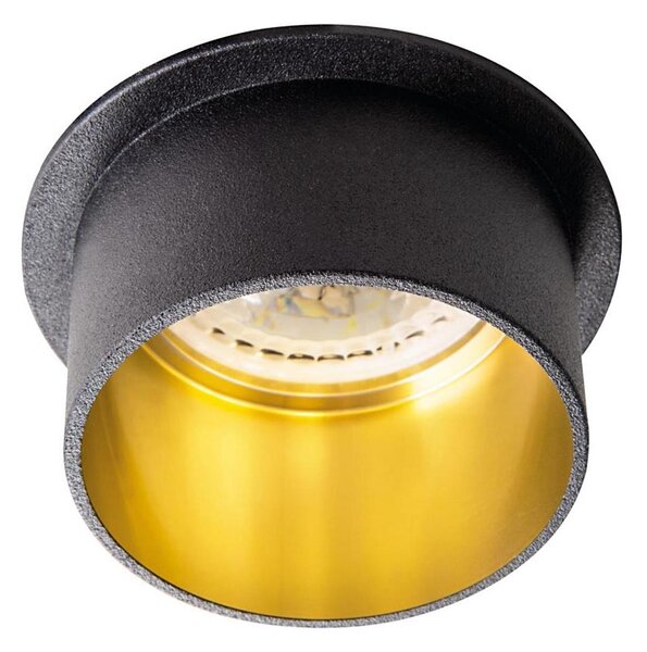 Kanlux 27322 - Podhledové svítidlo SPAG GU10/35W černá/zlatá
