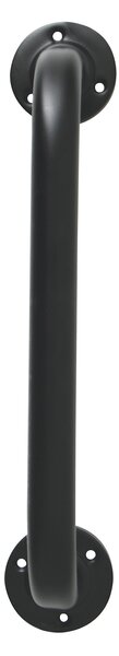 MSV madlo do koupelny SAFE, černé, ocel, 30 cm