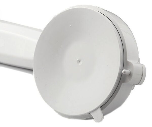 MSV madlo do koupelny s přísavkami SAFE, s indikátorem, bílé, plast, 40 cm