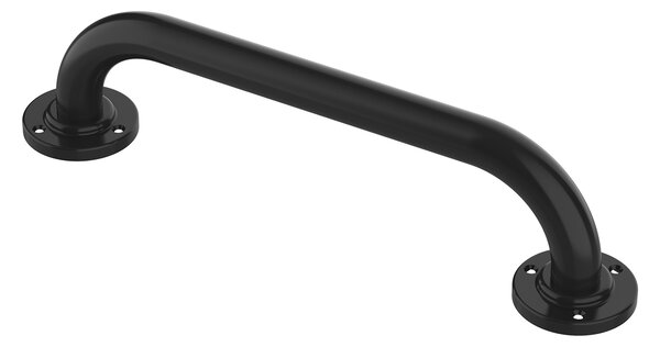 MSV madlo do koupelny SAFE, černé, ocel, 30 cm