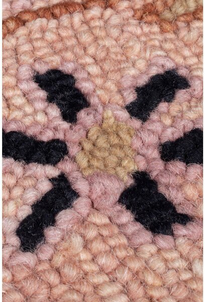 TKANÝ KOBEREC, 120/170 cm růžová, černá Flair Rugs - Online Only koberce & rohožky, Online Only