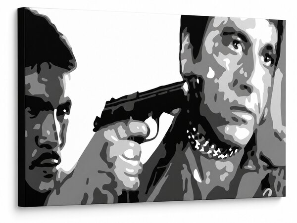 Ručně malovaný obraz POP Art AL PACINO 1 kus al20 - 80x60 cm