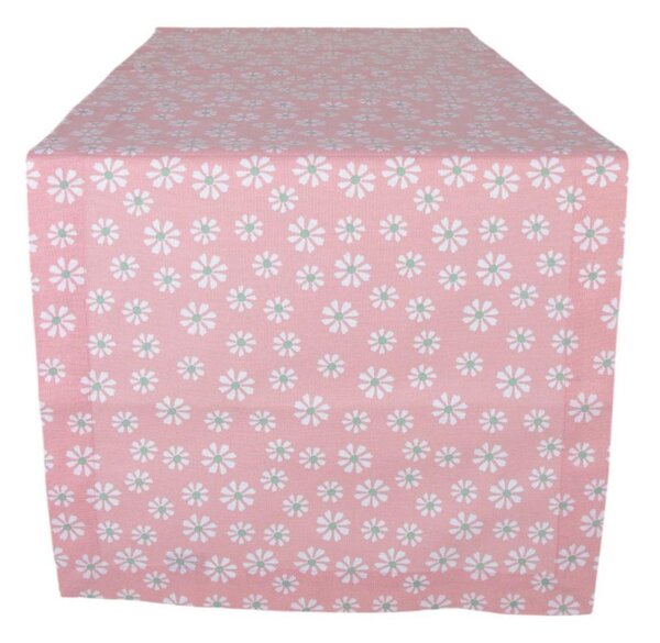 B Living Stolní běhoun Daisy pink 50x140cm