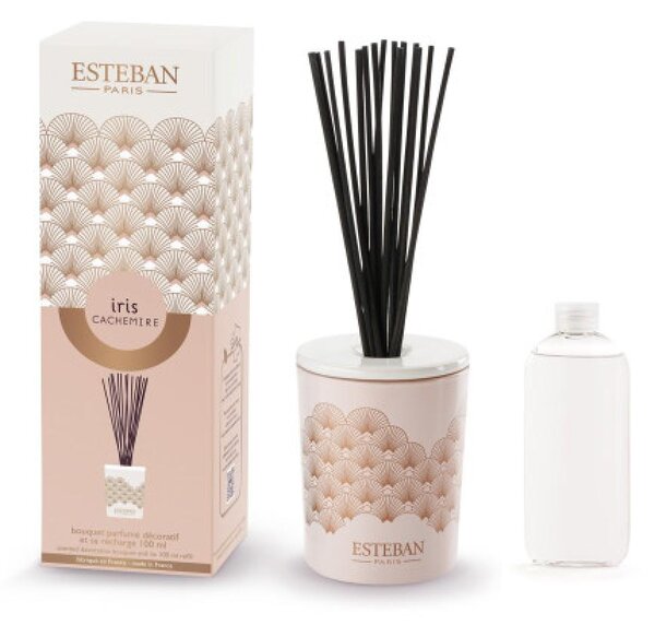 Esteban Tyčinkový difuzér Iris Cachemire 100ml