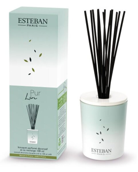 Esteban Tyčinkový difuzér Pur Lin 100ml