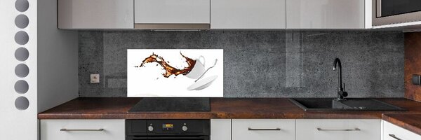 Dekorační panel sklo Rozlitá káva pksh-33132237