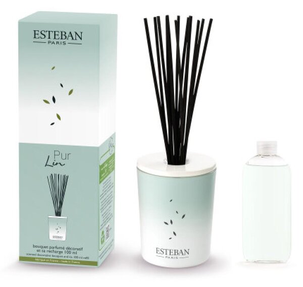 Esteban Tyčinkový difuzér Pur Lin 100ml