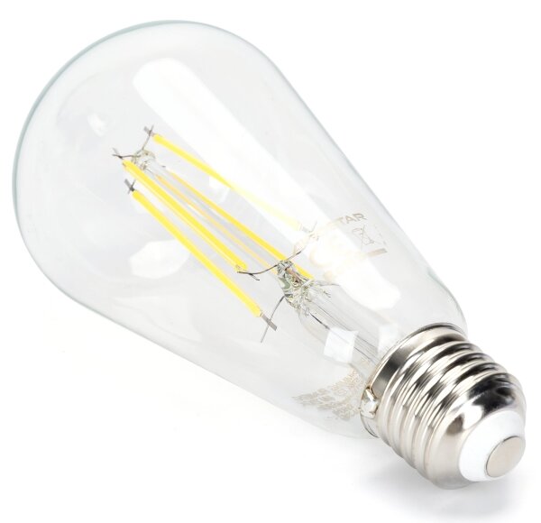 LED Stmívatelná žárovka FILAMENT ST64 E27/6W/230V 6500K - Aigostar