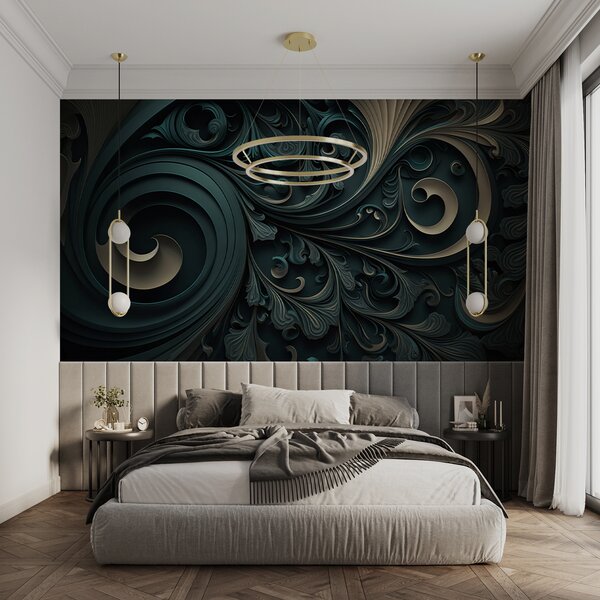 Fototapeta Elegantní víry a složité vzory, 3D fototapety, Populární fototapety, u74823 - Tapeko.co.cz