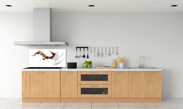 Dekorační panel sklo Rozlitá káva pksh-33132237