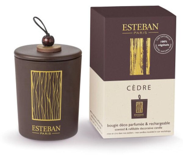 Esteban Dekorativní vonná svíčka Cédre 180g