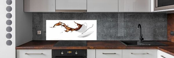 Dekorační panel sklo Rozlitá káva pksh-33132237