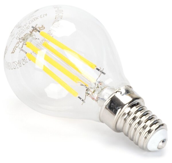 LED Stmívatelná žárovka FILAMENT G45 E14/4W/230V 6500K - Aigostar