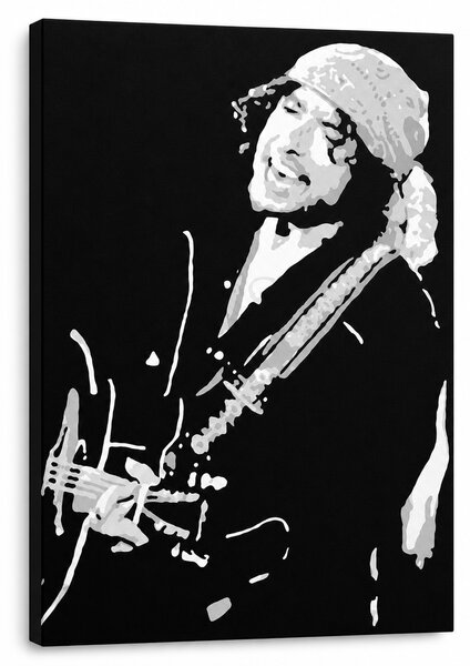 Ručně malovaný obraz POP Art Bob Dylan 1 díl bd - 30x40 cm