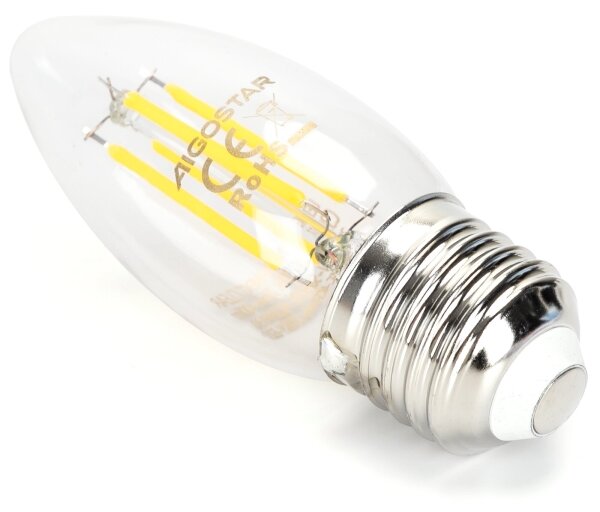 LED Stmívatelná žárovka VINTAGE C35 E27/4W/230V 6500K - Aigostar