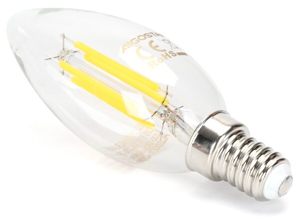 LED Stmívatelná žárovka VINTAGE C35 E14/4W/230V 6500K - Aigostar
