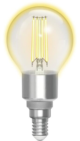 LED Stmívatelná žárovka FILAMENT G45 E14/4,5W/230V 2700-6500K Wi-Fi - Aigostar