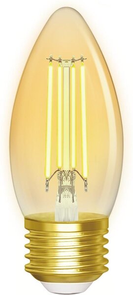 LED Stmívatelná žárovka FILAMENT C35 E27/4,5W/230V 2700-6500K Wi-Fi - Aigostar