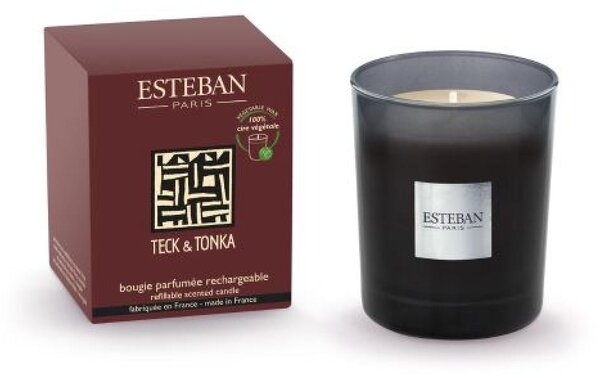 Esteban Vonná svíčka Teck & Tonka 180g