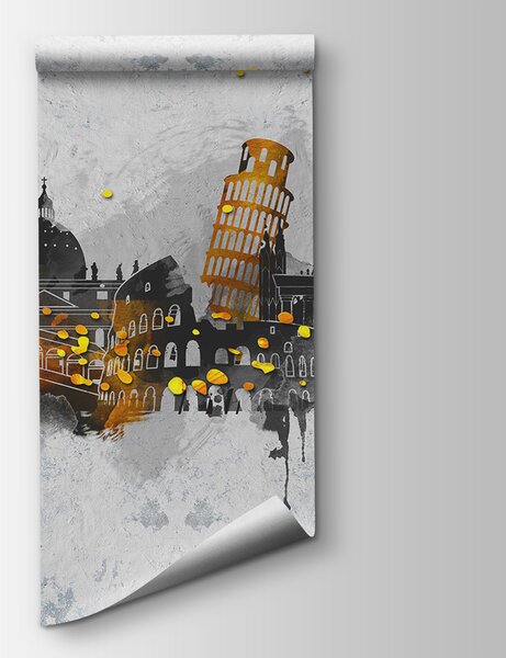Fototapeta Malba města, 3D fototapety, Populární fototapety, u74881 - Tapeko.co.cz