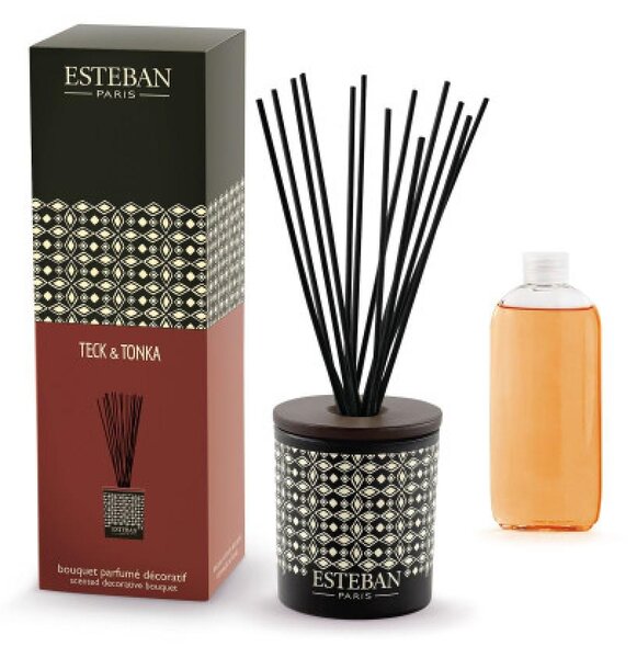 Esteban Tyčinkový difuzér Teck & Tonka 100ml