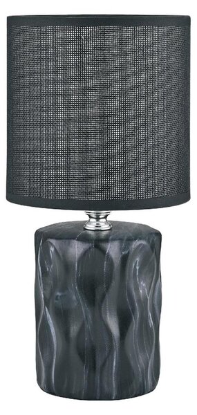 Zuma Line HS8603-BL - Stolní lampa 1xE14/40W/230V černá/dekor mramoru