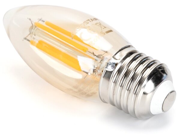 LED Stmívatelná žárovka FILAMENT C35 E27/4W/230V 2200K - Aigostar