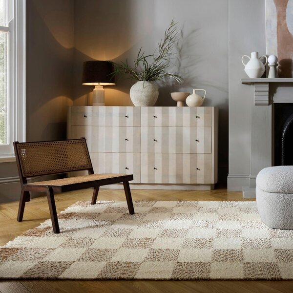 RUČNĚ TKANÝ KOBEREC, 160/230 cm béžová, přírodní barvy Flair Rugs - Online Only koberce & rohožky, Online Only