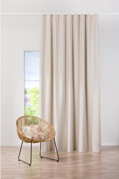 Krémový závěs na háčky 140x260 cm – Mendola Fabrics