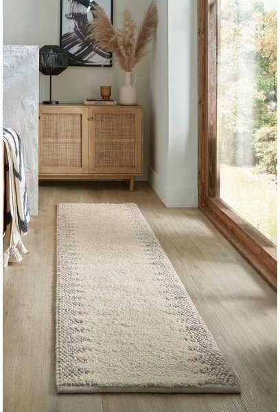 RUČNĚ TKANÝ KOBEREC, 60/230 cm přírodní barvy Flair Rugs - Online Only koberce & rohožky, Online Only