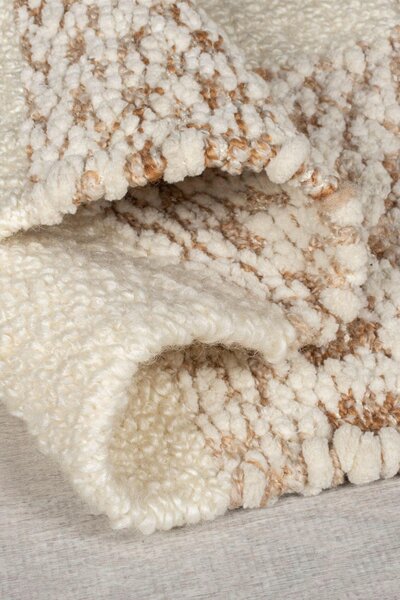 RUČNĚ TKANÝ KOBEREC, 160/230 cm béžová, přírodní barvy Flair Rugs - Online Only koberce & rohožky, Online Only