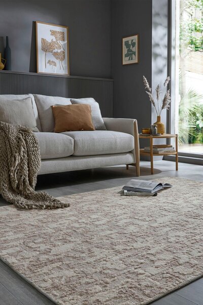 TKANÝ KOBEREC, 116/170 cm béžová Flair Rugs - Online Only koberce & rohožky, Online Only