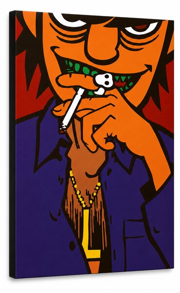 Ručně malovaný obraz POP Art Gorillaz 1 kus gor - 30x40 cm