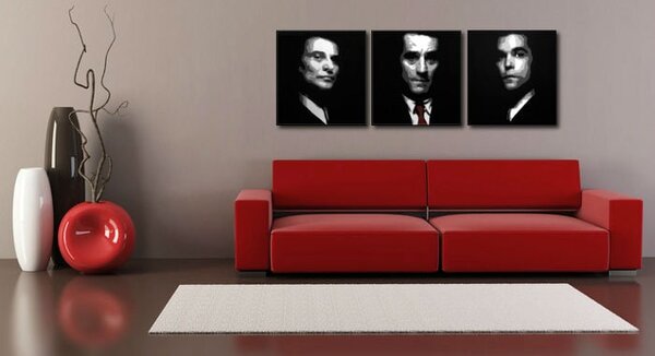 Ručně malovaný obraz POP Art Goodfellas 3 díly gf4 - 120x40 cm