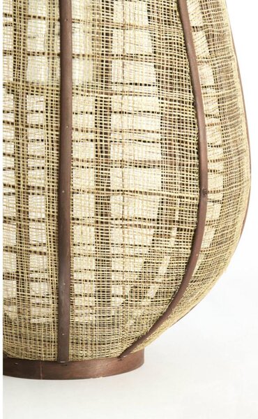 Light & Living Svícen Linoa hnědé dřevo 36 x 55.5cm