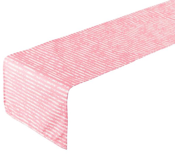 B Living Stolní běhoun Outdoor Stripes pink 42x145cm