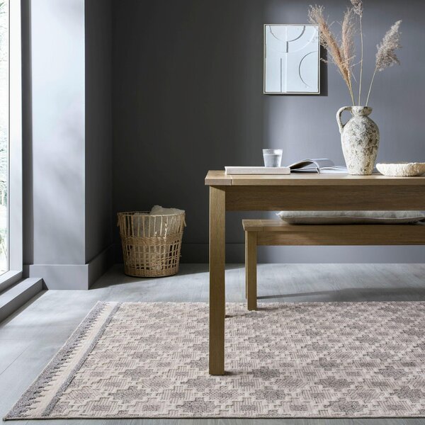 TKANÝ KOBEREC, 116/170 cm šedá Flair Rugs - Online Only koberce & rohožky, Online Only
