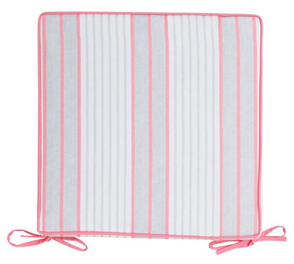 B Living Podsedák venkovní Classic Stripe růžový 40x40x5cm