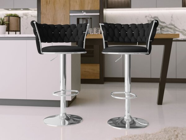Set dvou stoliček Archie BS-1141/CM, Barva: 77-černá Mirjan24 5903211394010