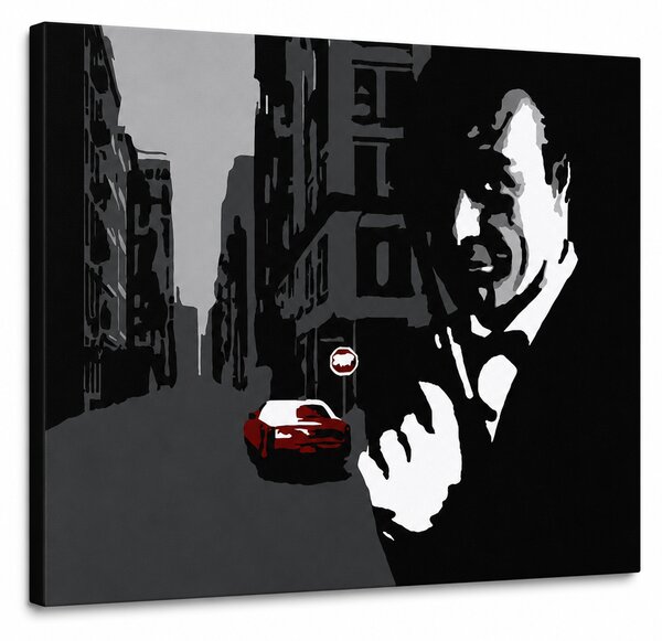 Ručně malovaný obraz POP Art James Bond 1 díl bond3 - 80x60 cm